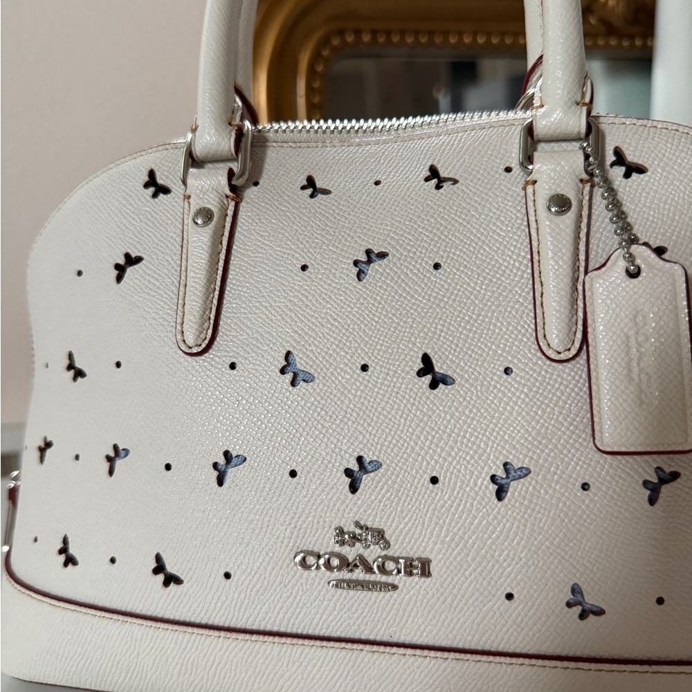Coach Sierra Perforated Butterfly Mini Satchel - Picture 2 of 8